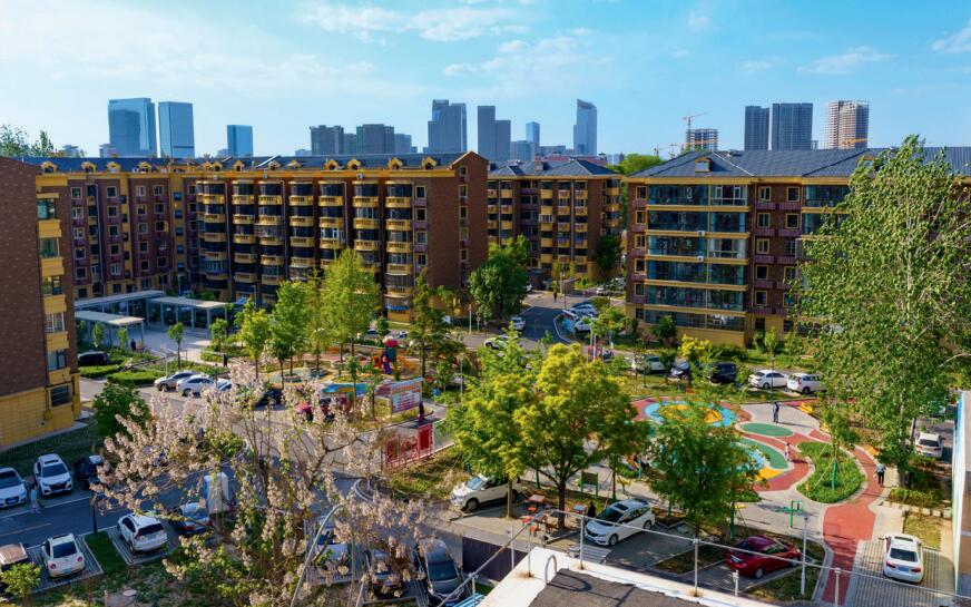 北京市通州區(qū)中倉(cāng)街道北小園小區(qū)改造后效果。