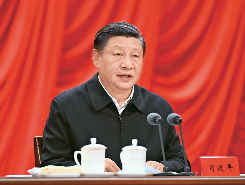 2023年2月7日，新進中央委員會的委員、候補委員和省部級主要領(lǐng)導干部學習貫徹習近平新時代中國特色社會主義思想和黨的二十大精神研討班在中央黨校（國家行政學院）開班。中共中央總書記、國家主席、中央軍委主席習近平在開班式上發(fā)表重要講話。 新華社記者 李學仁/攝